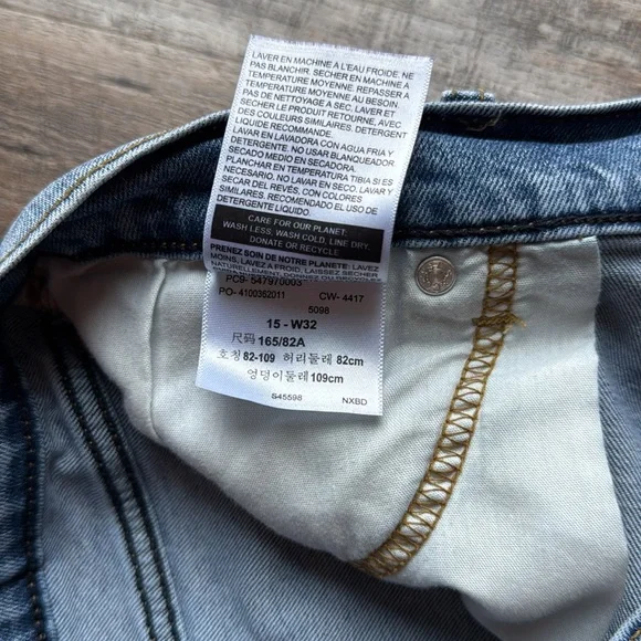 **BUNDLE** Levi's, AE, Abercrombie, Black/Blue/White Jean Shorts Casual Style - Picture 10 of 14